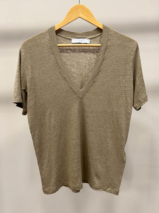 IRO PARIS JEYLA T SHIRT TOBACCO