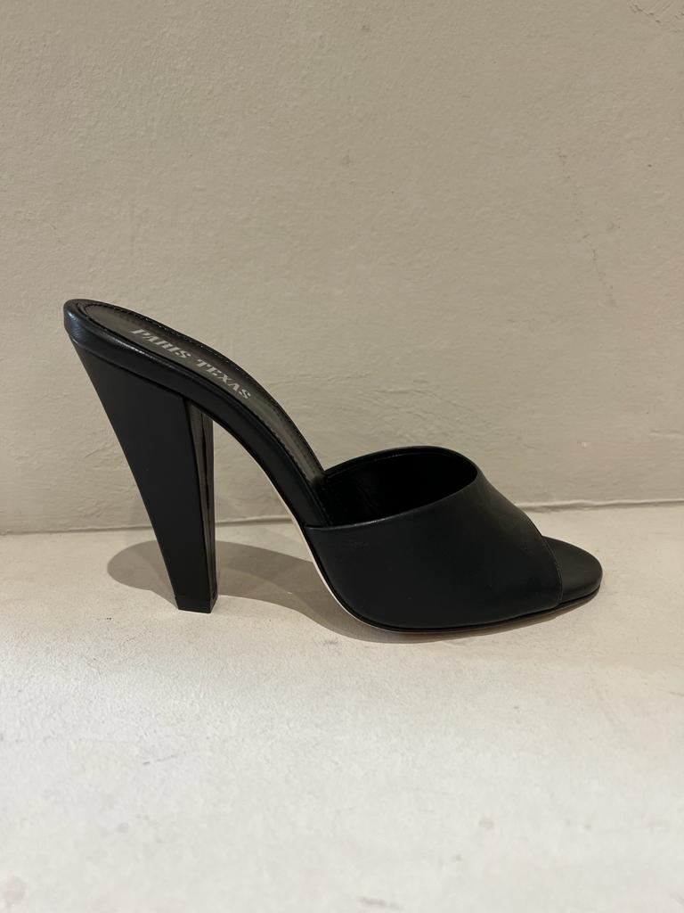 PARIS TEXAS OLIVIA MULE BLACK 10 CM