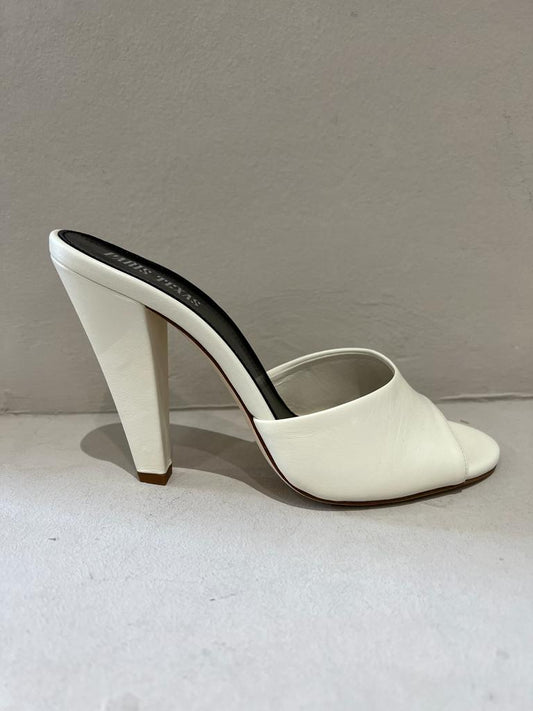 PARIS TEXAS OLIVIA MULE VANILLA 10 CM