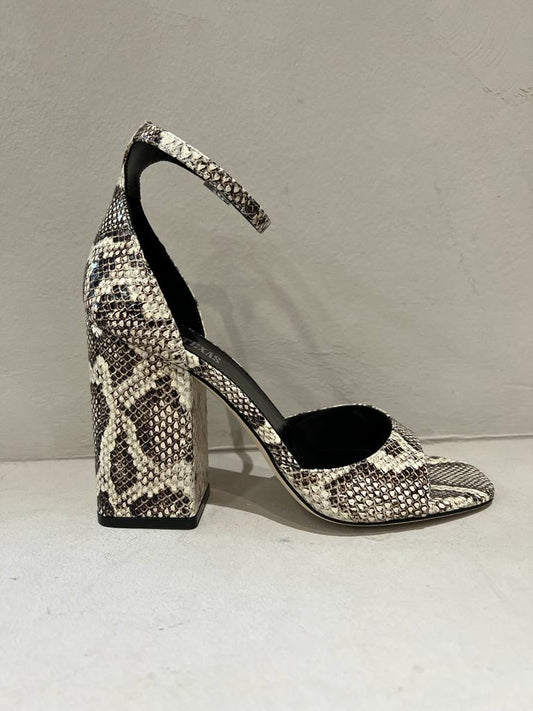 PARIS TEXAS FIONA SANDAL ROCCIA PYTHON 10 CM