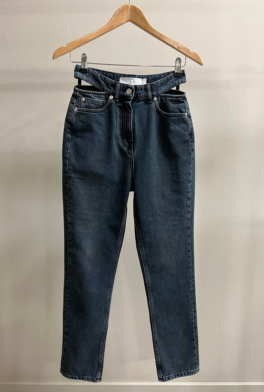 IRO PARIS TOURO JEANS BLUE BLACK USED