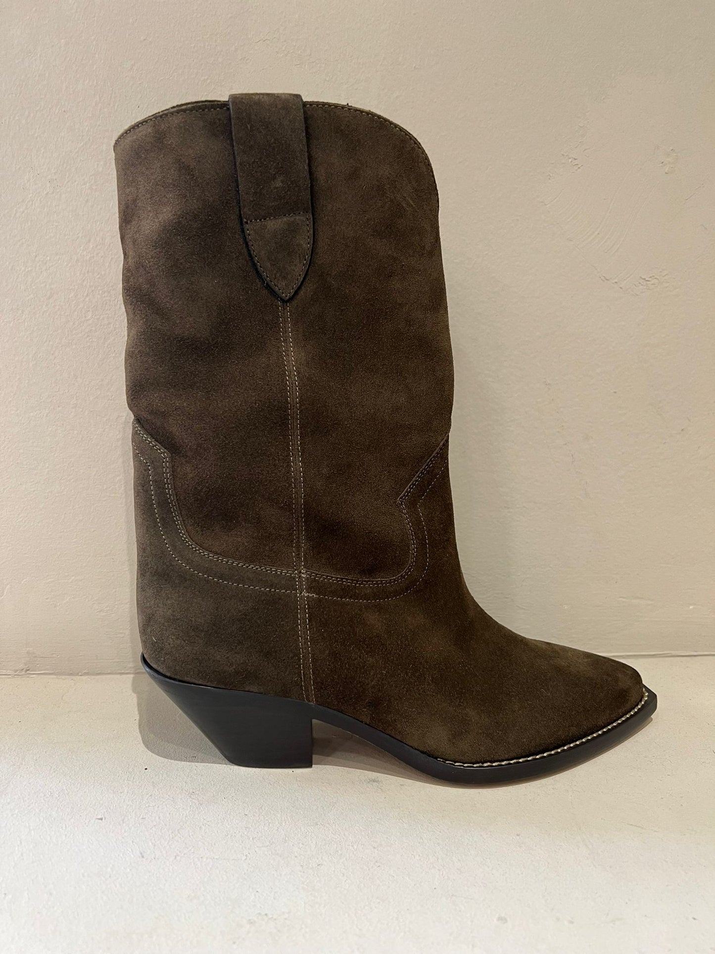 ISABEL MARANT DAHOPE BOOTS KHAKI