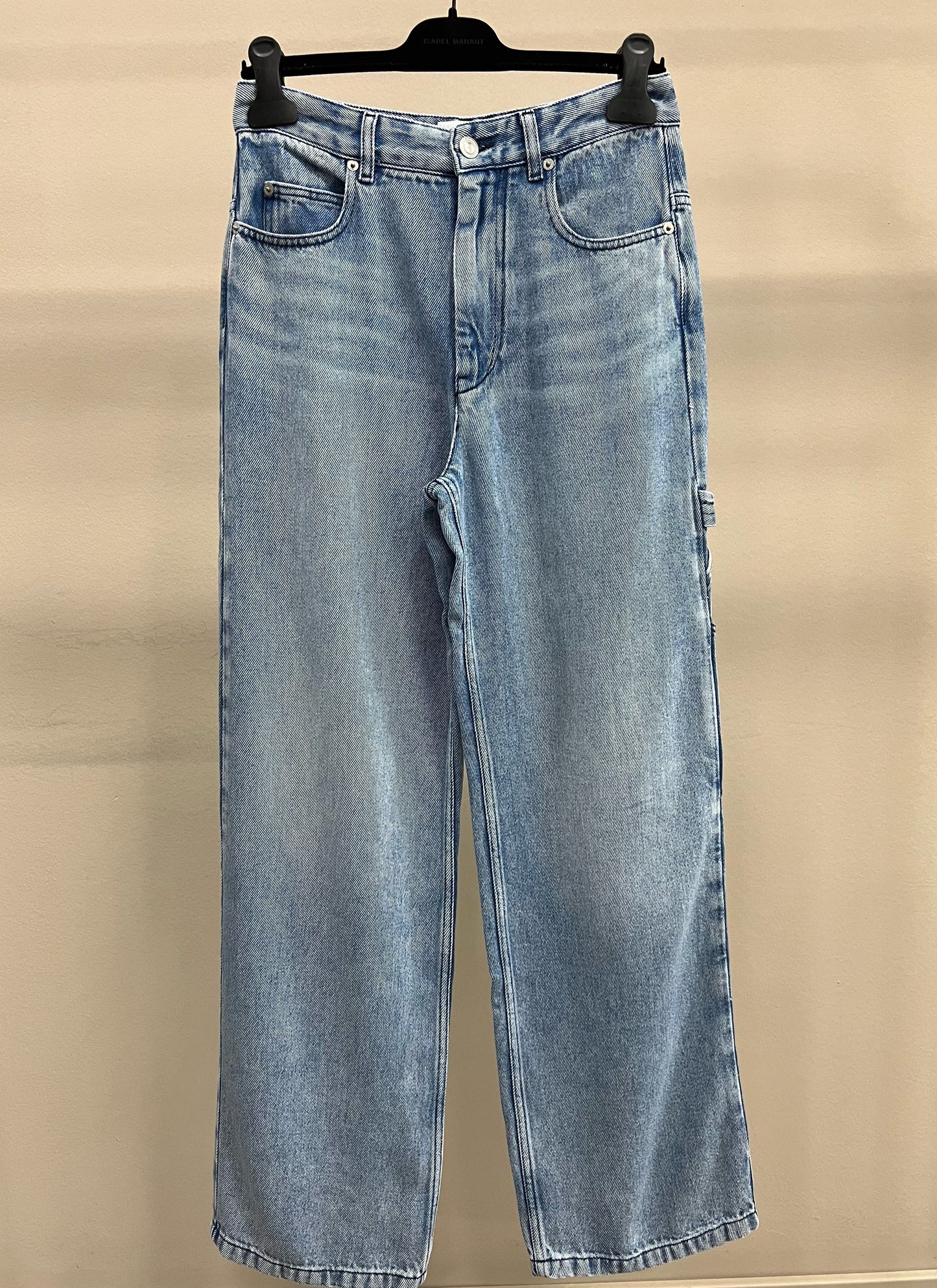 ISABEL MARANT BYMARA PANTS LIGHT BLUE