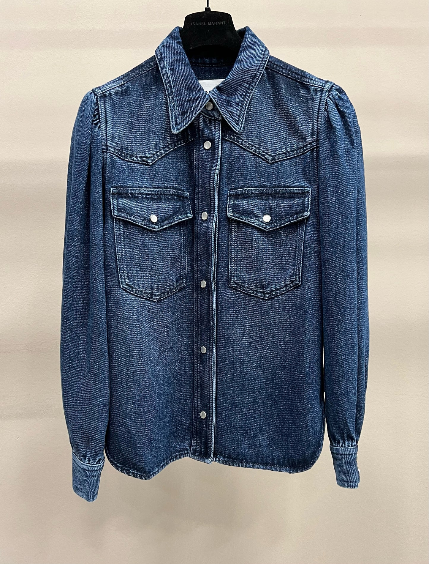 ISABEL MARANT TAHISSE SHIRT BLUE