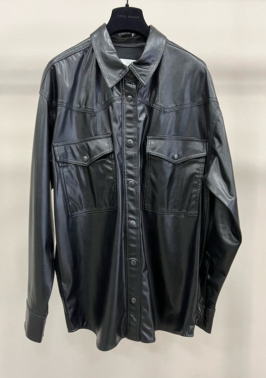 ISABEL MARANT BERNY SHIRT BLACK