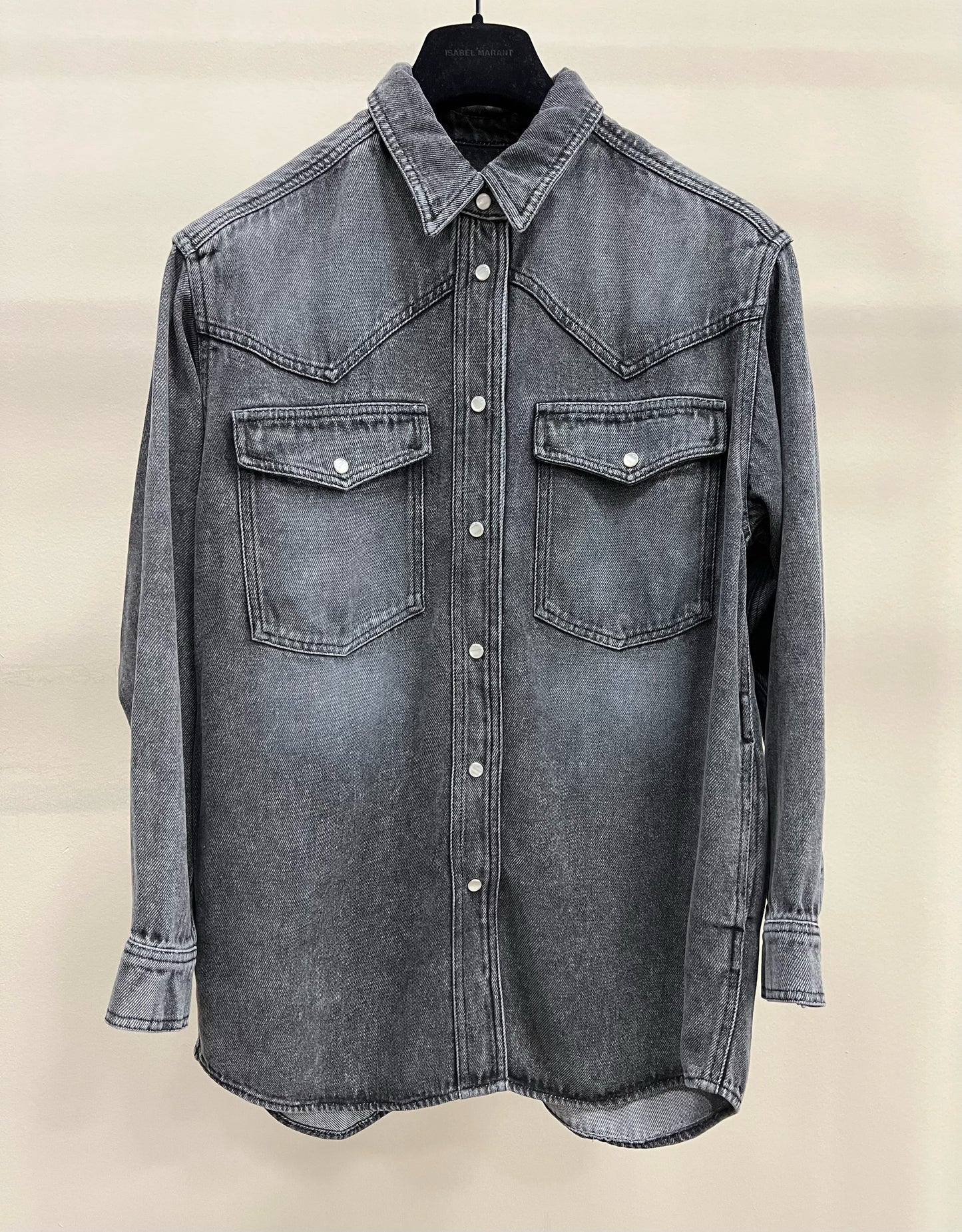 ISABEL MARANT TAHISSE SHIRT GREY