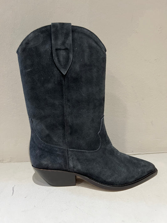 ISABEL MARANT DUERTO BOOTS FADED BLACK