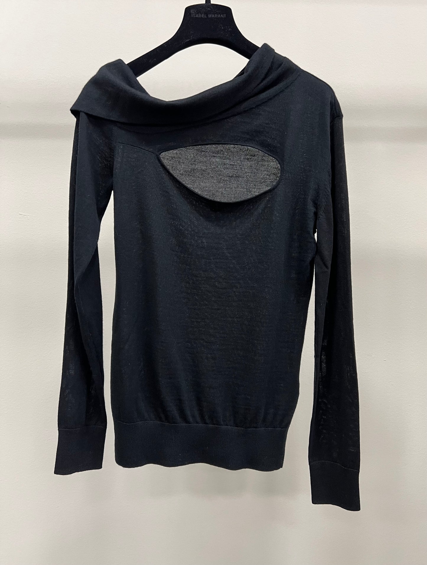 ISABEL MARANT PAZ SWEATER BLACK