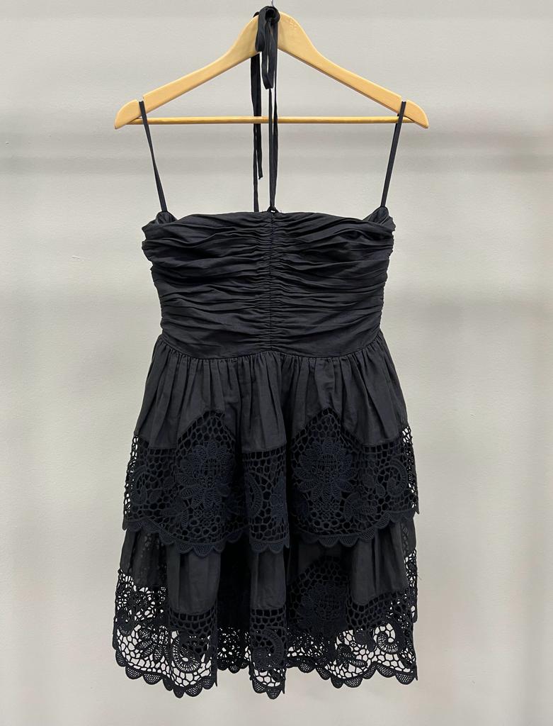 ULLA JOHNSON SAVANNAH DRESS BLACK