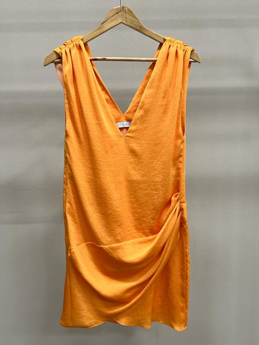 IRO PARIS LORENIA DRESS ORANGE