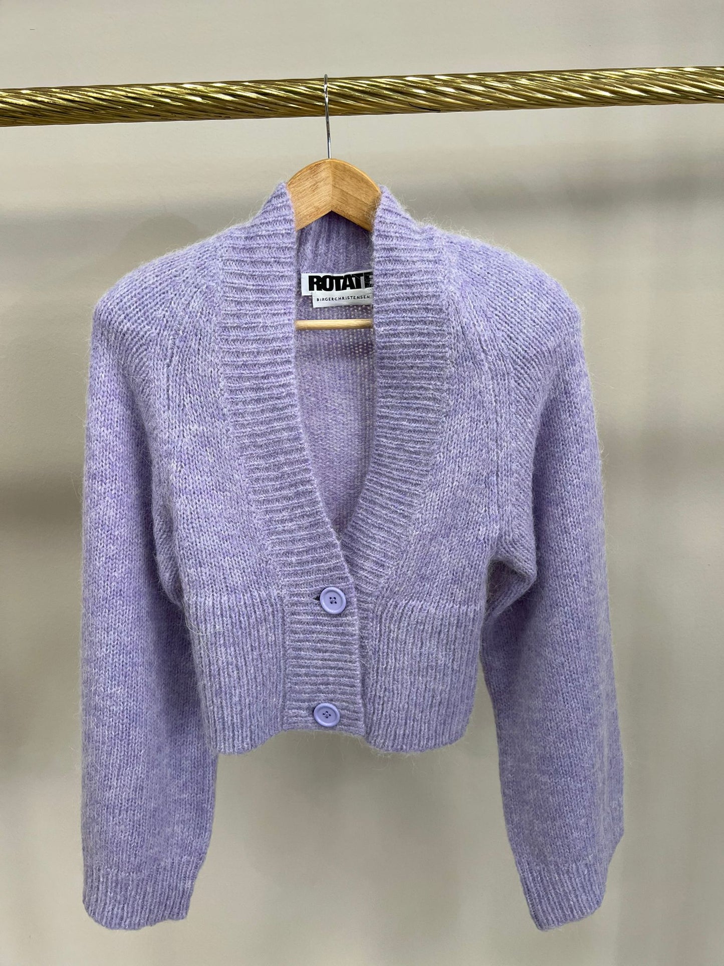 ROTATE ROSEMARY CARDIGAN HEIRLOOM LILAC