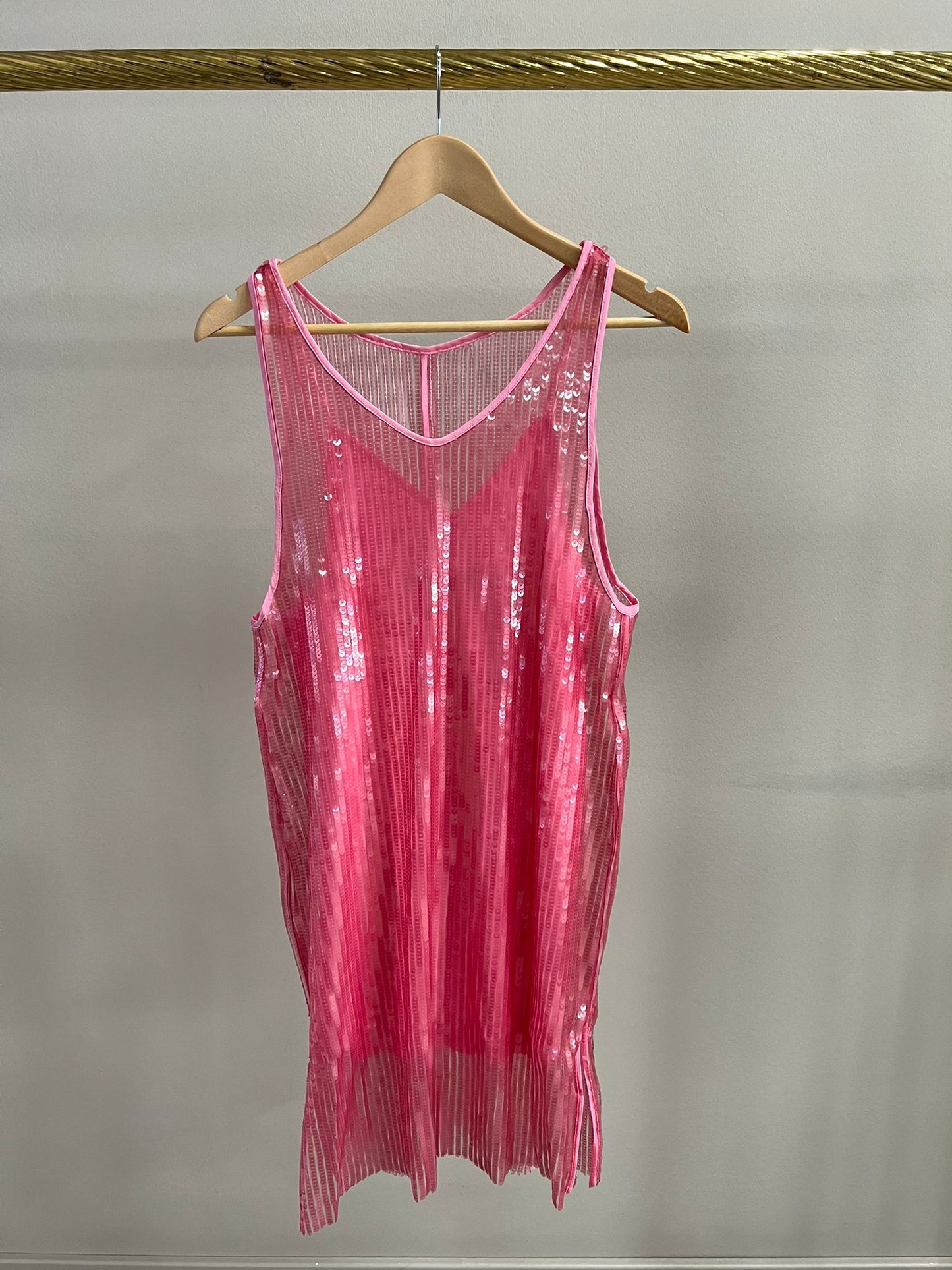 ROTATE KATHLEN DRESS SACHET PINK