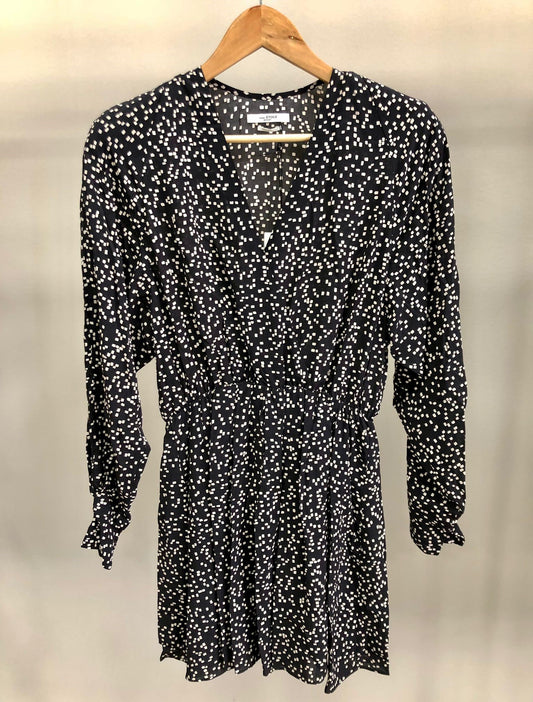 Isabel Marant Capucine Dress Black/Ecru