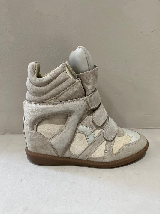 ISABEL MARANT BEKETT SNEAKERS ECRU